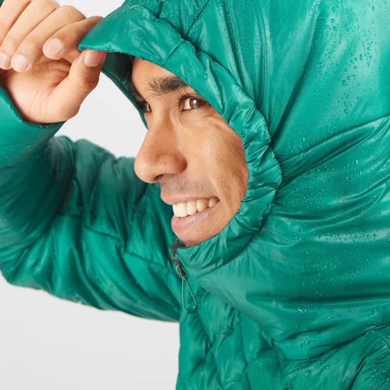 Salomon Outline Down Men's Insulated Jackets Green | CA 9P13